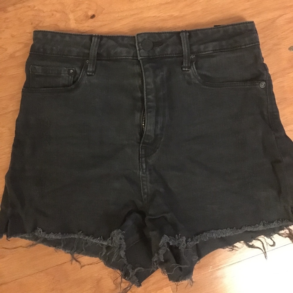 Paradise mine black denim shorts